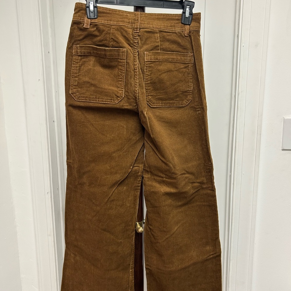 Brown Corduroy Women's Pants